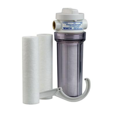 Watts Whole House Filter With Two Replacement Filters - Home Depot 